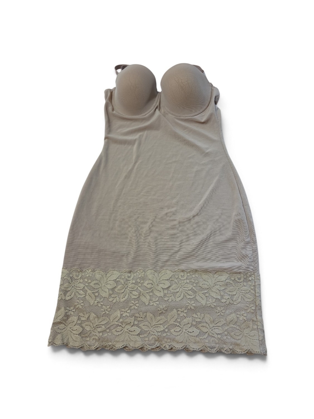 Marilyn Monroe Strapless Shaping Slip Dress in Taupe